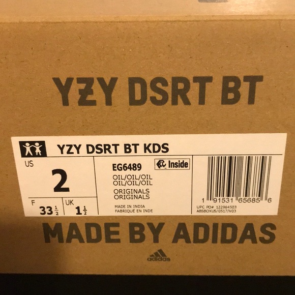 YZY DSRT BT Kids ( Yezzy Kids Boots) - Picture 3 of 3